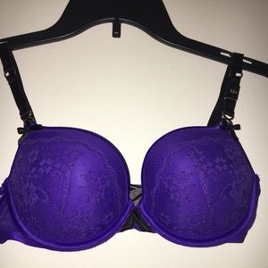 VS purple and black push up bra BRAND NEW
